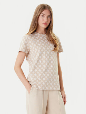 Guess Guess Футболка V5YI04 I3Z14 Бежевий Regular Fit