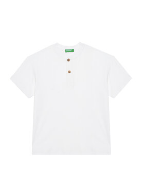 United Colors Of Benetton United Colors Of Benetton Футболка 3F4JC10NN Білий Regular Fit