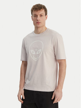 HUGO HUGO Футболка Nalien 50560060 Світло-фіолетовий Regular Fit