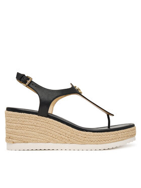 MICHAEL Michael Kors Еспадрильї MICHAEL Michael Kors Val Thong Wedge 40S6VAMS1L Чорний