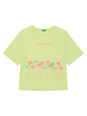 United Colors Of Benetton United Colors Of Benetton Футболка 35RYC10OZ Жовтий Regular Fit