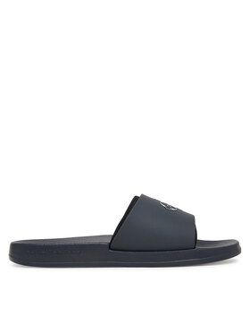 Calvin Klein Natikače Calvin Klein Ess Slide Rubber Neoprene HM0HM02229 Tamnoplava