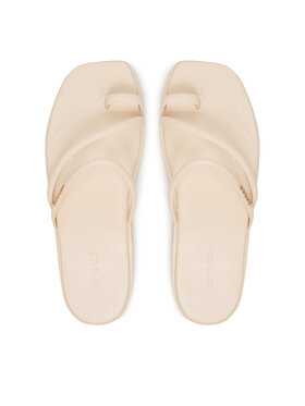 Crocs Japonke Crocs Miami Toe Loop 209862 Bež