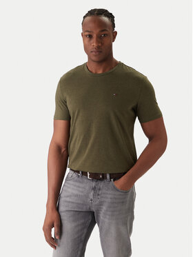 Tommy Jeans Tommy Jeans Camiseta Jaspe DM0DM20363 Verde Slim Fit