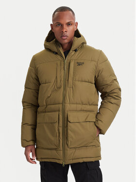 Reebok Reebok Winterjacke RCC00077 Dunkelgrün Regular Fit