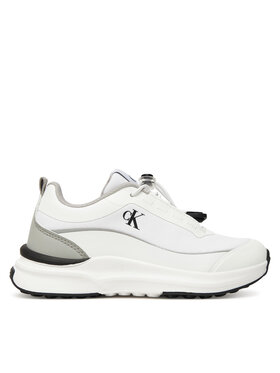 Calvin Klein Sneakersy Calvin Klein Low Cut Lace-Up Sneaker V3X9-83171-1844 S Biela