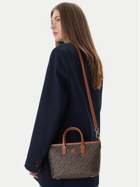 Tommy Hilfiger Soma Tommy Hilfiger Th Monoplay Mini Tote Le AW0AW18848 Melns