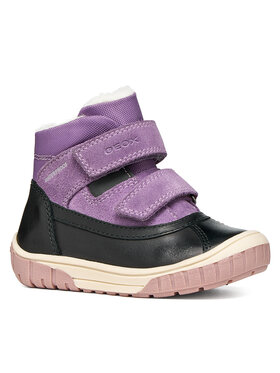 Geox Ботуши Geox B Omar Girl Wpf B462LC 04322 C9B8J S Черен