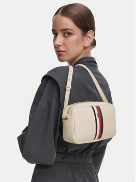 Tommy Hilfiger Geantă Tommy Hilfiger Th Corp Ess Camera Bag AW0AW19333 Crem