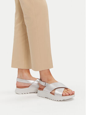 Clarks Босоніжки Clarks DashLite Wish 26171951 Срібний
