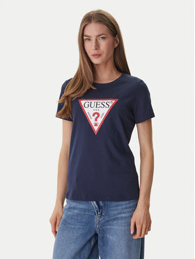 Guess Guess Camiseta W1YI1B I3Z14 Azul marino Regular Fit