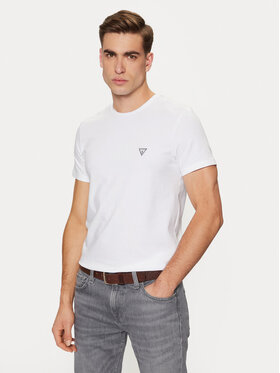 Guess Guess Футболка Caleb U97M00 KCD31 Білий Slim Fit