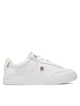 Tommy Hilfiger Sneakersy Tommy Hilfiger Essential Chic Court Sneaker FW0FW08322 Biela