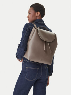 Calvin Klein Rucksack Calvin Klein Foil Logo Large Flap Backpack LV04F3505G Braun