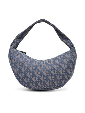 Calvin Klein Kabelka Calvin Klein Ckj Monogram Pinched Medium Shou LV04F3206G Modrá