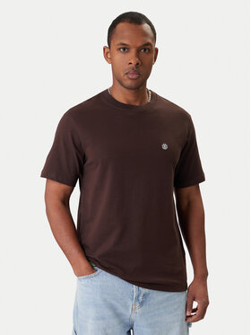 Element Element Camiseta Icon Embroidery ELYKT00168 Marrón Regular Fit