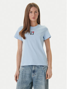 Guess Jeans Guess Jeans Футболка W6GI45 K8HM0 Блакитний Regular Fit