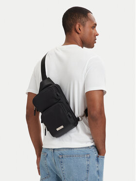 Calvin Klein Torbica za okrog pasu Calvin Klein Clean Square LV04D3377G Črna