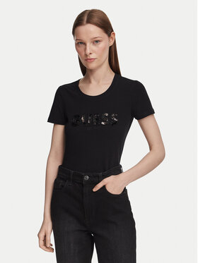 Guess Guess T-shirt W5GI17 J1314 Nero Slim Fit