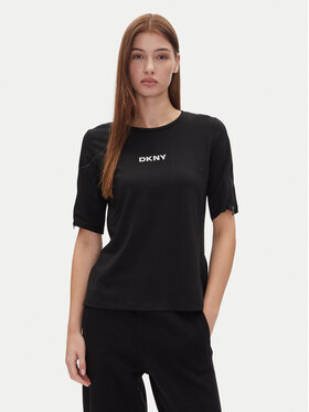 DKNY DKNY Футболка P4JHBRJQ Чорний Regular Fit