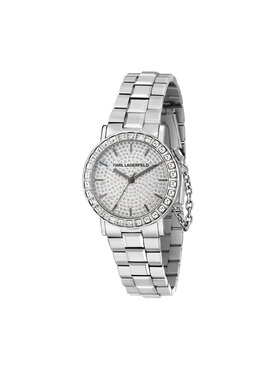 KARL LAGERFELD Hodinky KARL LAGERFELD R0553100506 Strieborná