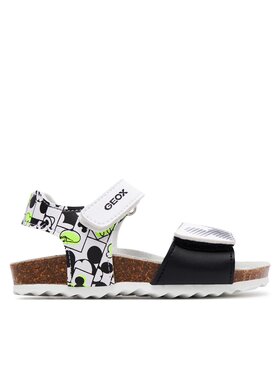 Geox Сандали Geox B Sandal Chalki Boy B152QC 000BC C0552 S Бял