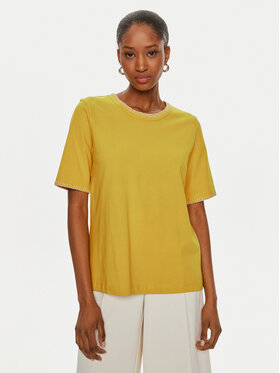 United Colors Of Benetton United Colors Of Benetton Majica 34G7D107B Rumena Regular Fit