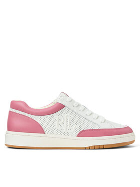 LAUREN RALPH LAUREN Sneakersy LAUREN RALPH LAUREN Hailey Low-Top Lace-Up 802951391002 Biela