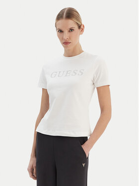 Guess Guess Футболка V6RI20 J1314 Білий Regular Fit