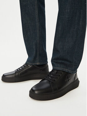 Calvin Klein Sneakersy Calvin Klein Chunky Cupsole Mono Lth YM0YM01317 Černá