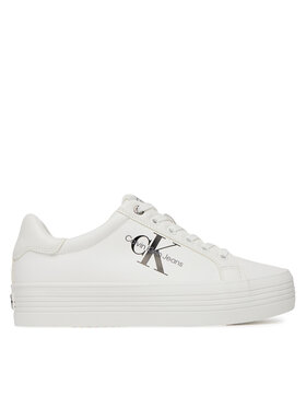 Calvin Klein Jeans Sneakers aus Stoff Calvin Klein Jeans YW0YW00847 Weiß