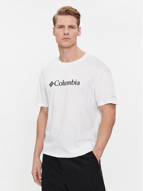 Columbia Columbia Póló Csc Basic Logo 1680053 Fehér Regular Fit