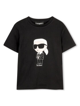 Karl Lagerfeld Kids Karl Lagerfeld Kids Camiseta Z31096 S Negro Regular Fit