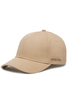 Calvin Klein Cepure ar nagu Calvin Klein Cotton Twill Cap K60K612910 Pelēks