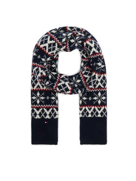 Tommy Hilfiger Šál Tommy Hilfiger AM0AM14862 Tmavomodrá