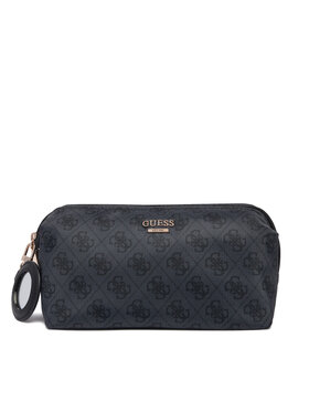 Guess Τσαντάκι καλλυντικών Guess Adrian Logo Travel TWNB21 68851 Σκούρο γκρι