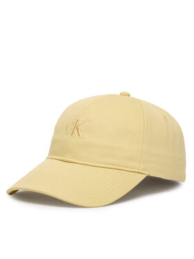 Calvin Klein Cap Calvin Klein Monogram Embroidery Baseball Cap LV04K5024G Gelb