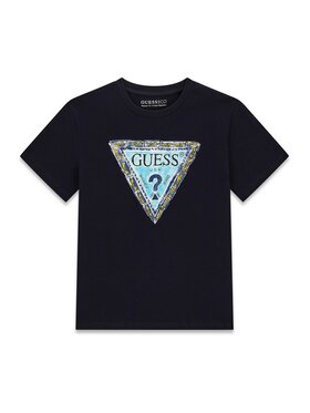 Guess Guess T-Shirt L6GI00 K8HM4 Σκούρο μπλε Regular Fit