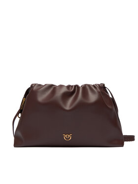 PINKO Soma PINKO Maxi Clutch+Tracolla SP Al 25-26 PLTT 105825 A0QO Brūns