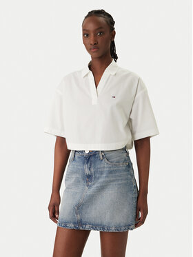 Tommy Jeans Tommy Jeans Polo DW0DW22596 Blanco Relaxed Fit
