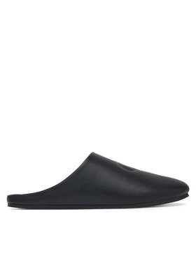 Calvin Klein Papuci de casă Calvin Klein Home Slipper Mule Lth HM0HM02279 Negru
