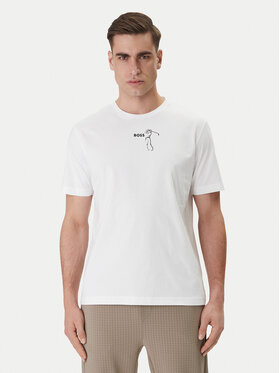 BOSS BOSS Camiseta Birdie 50559387 Blanco Regular Fit