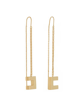 Elisabetta Franchi Ausskari Elisabetta Franchi OR-16A-56E2-V170 Zelta