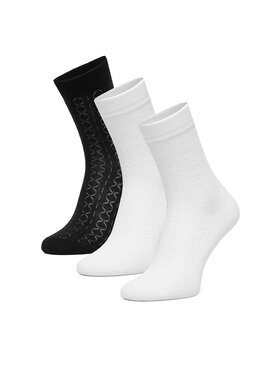 Nine West Dlouhé ponožky Nine West CEO_BR_NW_25077_W_AW25 (3 PACK) Bílá