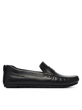 Tommy Hilfiger Mokasinke Tommy Hilfiger Core Hilfiger Leather Driver FM0FM05790 Crna