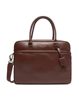 Nine West Taška na laptop Nine West CEO-EMMA-LA482-2847 Hnedá