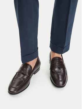 GINO ROSSI Loafers GINO ROSSI EO-GIOVANNI-02 Σκούρο καφέ