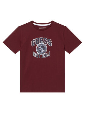 Guess Guess Camiseta L6RI13 K8HM4 Guinda/burdeos Regular Fit