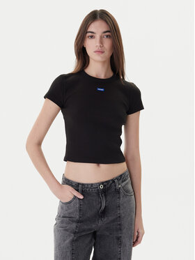 HUGO Hugo Футболка Baby 50510749 Чорний Slim Fit