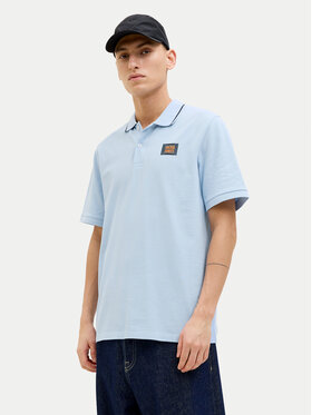 Jack & Jones Jack & Jones Поло Hudson 12269238 Блакитний Regular Fit